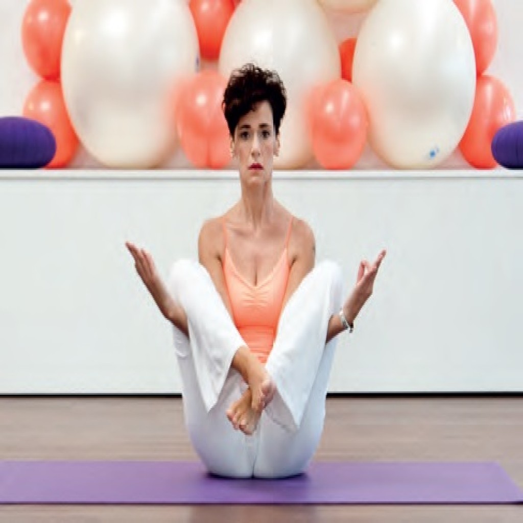 GARBHA PADASANA